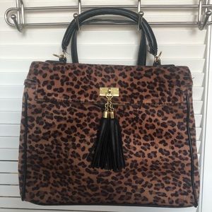 Leopard print purse